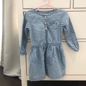 Polka dot Jean Dress